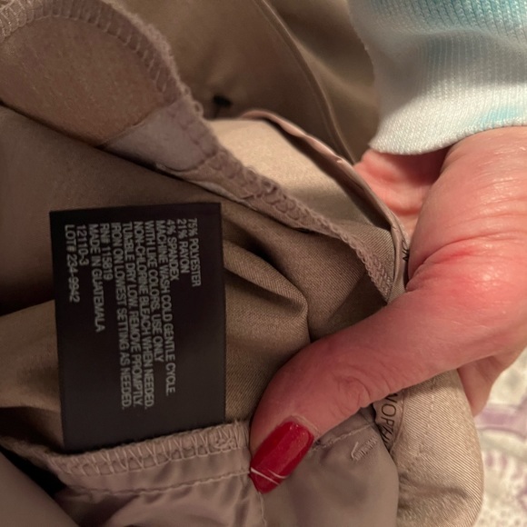 Worthington Modern Fit Slacks Size 8T tumbleweed heather NWT - Picture 10 of 14